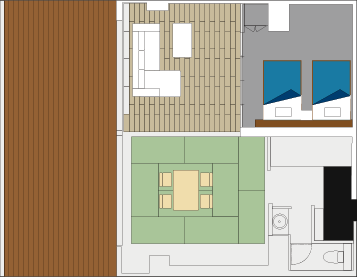 どんぶらこのお部屋 見取り図